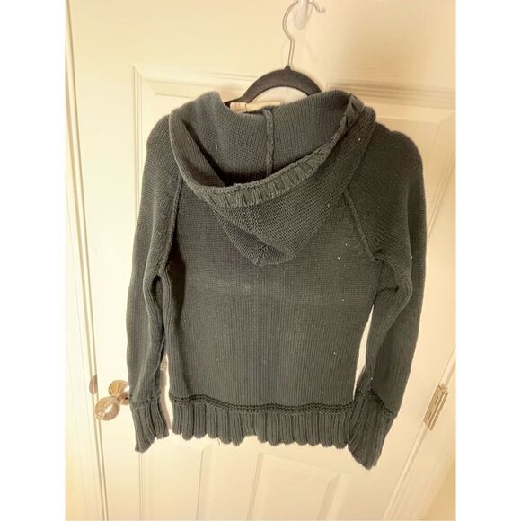 DKNY women’s heavy sweater black hoodie XL - Picture 2 of 6